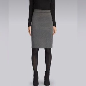 Genny Grey Wool Pencil Skirt Sz 10